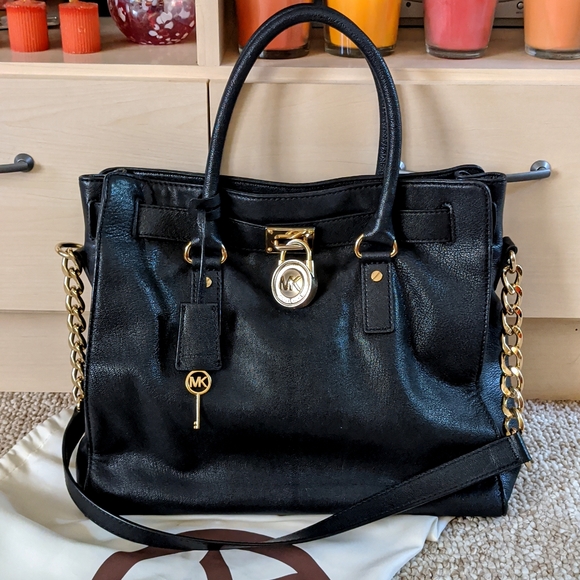 EUC Michael Kors Large Hamilton Bag - Picture 1 of 16